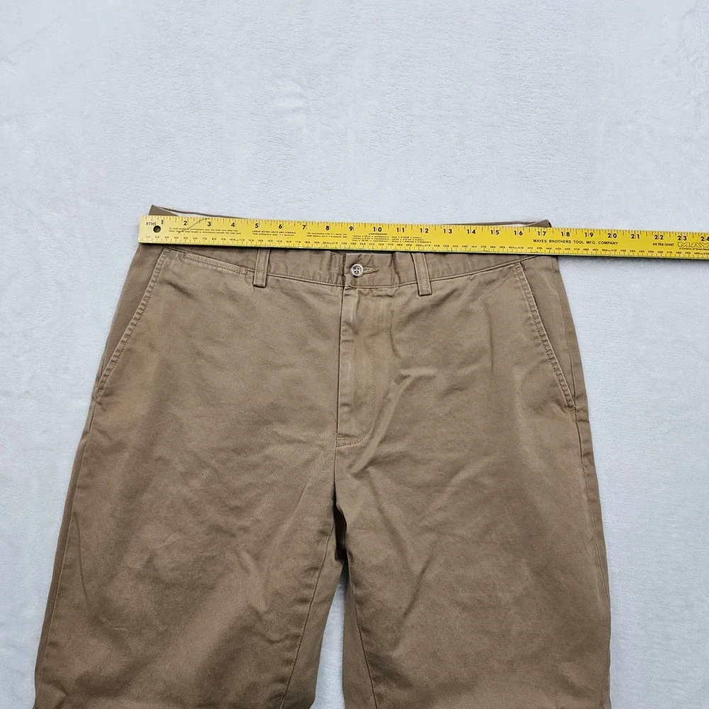 Polo Ralph Lauren Preston Pant Mens 35x28 (30) Short Khaki Chino Straight Preppy